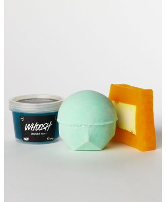 LUSH Freshen up Shower Jelly, Bath Bomb & Soap Discovery Kit-No colour