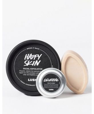 LUSH Happy Skin Facial Exfoliator, Moisturiser & Serum Discovery Set-No colour