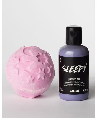 LUSH Twilight Bath Bomb & Sleepy Shower Gel Duo Set-No colour