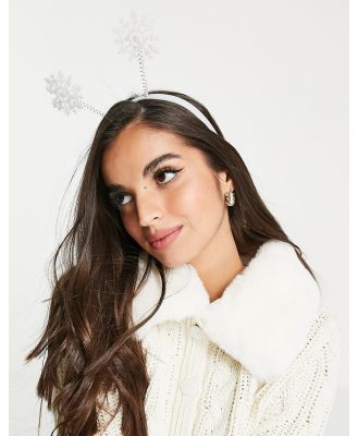 Madein Christmas snowflake headband-White
