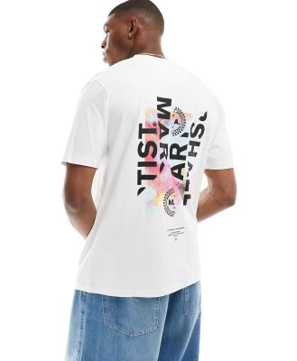 Marshall Artist graphic back t-shirt in white