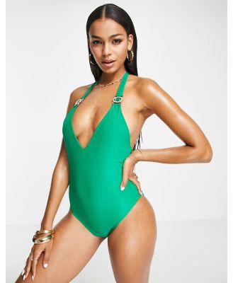 Moda Minx Amour multiway swimsuit in emerald-Green