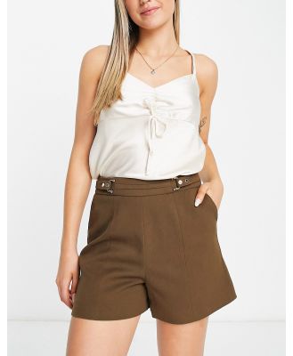 Morgan tailored shorts in camel-Neutral