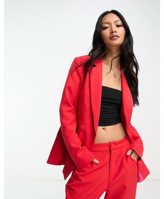 Never Fully Dressed Dynasty slouchy blazer in bright red
