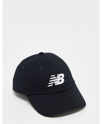 New Balance logo baseball cap in black