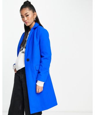 New Look coat in bright blue