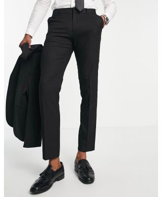 New Look skinny suit pant in black