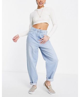 New Look slouchy mom jeans in light blue