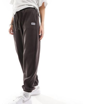 Nicce Kira waffle relaxed trackies in charcoal grey (part of a set)