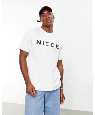 Nicce t-shirt in white with logo print