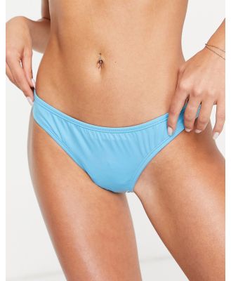 Nike Swimming cheeky bikini bottoms in blue