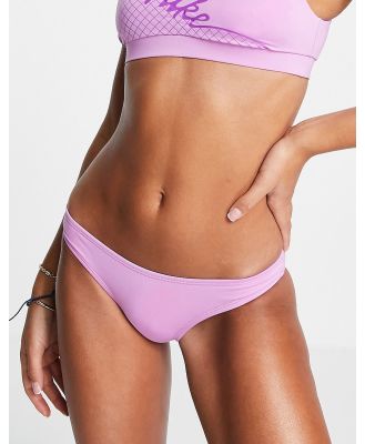 Nike Swimming cheeky bikini bottoms in pink