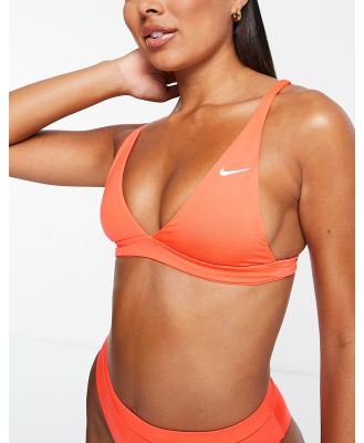 Nike Swimming Essentials bikini top in red