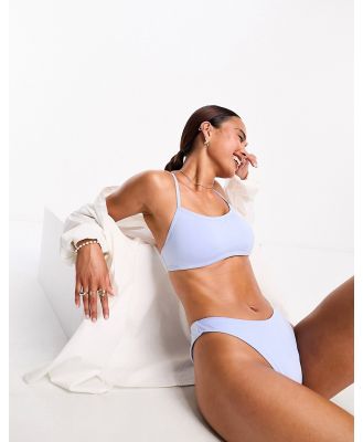 Nike Swimming Essentials sling bikini bottoms in light blue