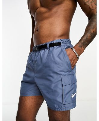 Nike Swimming Explore Volley Cargo 5 inch swim shorts in grey