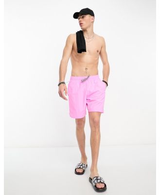 Nike Swimming Icon Volley 7 inch swim shorts in pink