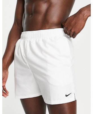 Nike Swimming Volley 5 inch shorts in white