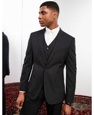 Noak 'Camden' slim premium fabric suit jacket in black with stretch