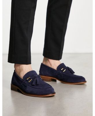 Noak made in Portugal loafers in navy suede