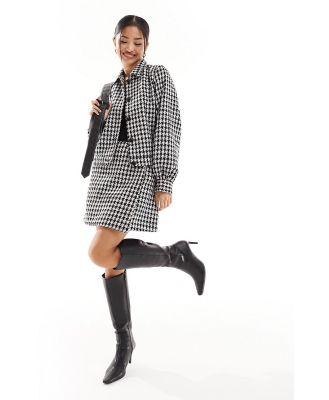 Nobody's Child Marianne jacket in gingham (part of a set)-Black