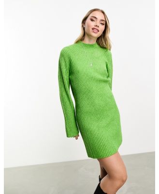 Nobody's Child oversized knitted mini dress in green