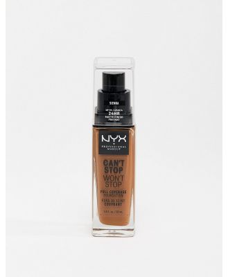 NYX Professional Makeup Cant Stop Wont Stop 24 Hour Foundation-Brown