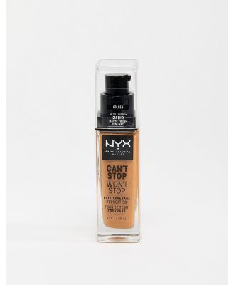 NYX Professional Makeup Cant Stop Wont Stop 24 Hour Foundation-Gold