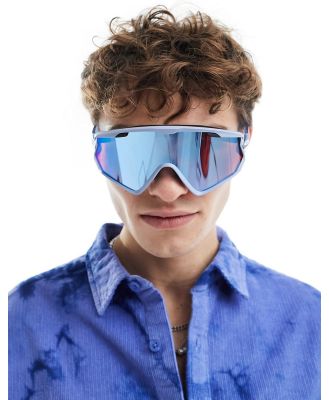 Oakley wind jacket 2.0 shield sunglasses in blue