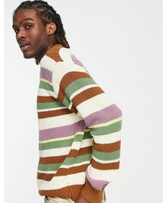 Obey Edge knitted jumper in multi