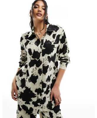 Object shirt in cow print (part of a set)-Multi