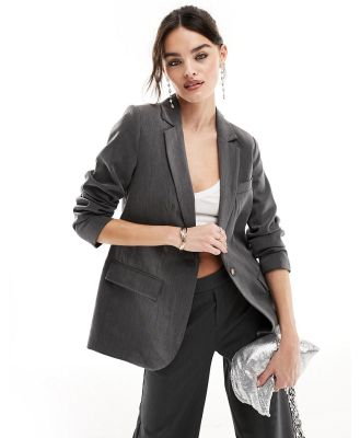 Object tailored blazer in grey (part of a set)