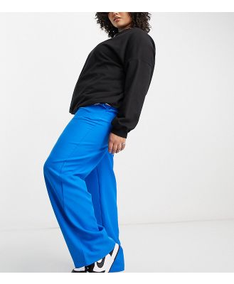Only Curve straight leg pants in bright blue (part of a set)