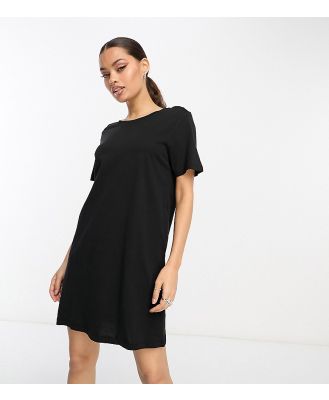 Only Petite mini t-shirt dress in black