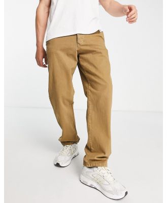 Only & Sons Edge loose fit chinos in brown