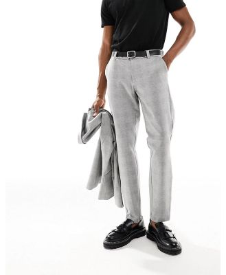 Only & Sons slim fit suit pants in grey check