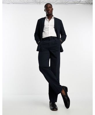 Only & Sons slim tapered suit pants in navy