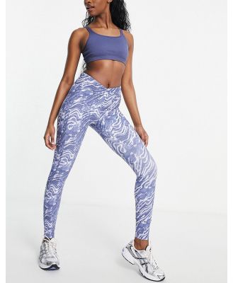 & Other Stories polyamide tie dye sports leggings in multi (part of a set) - MULTI