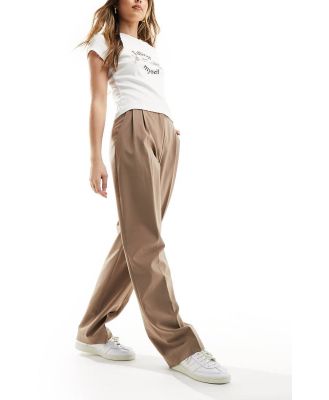 & Other Stories relaxed tailored pants in beige-Neutral