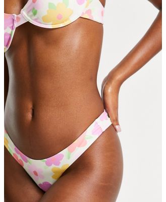 Peppermayo high leg bikini bottoms in floral posy print (part of a set)-Multi