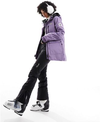 Planks All-time Insulated ski jacket in steep purple