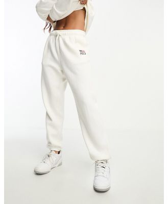 Polo Ralph Lauren flag logo trackies in cream (part of a set)-White