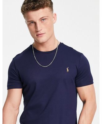 Polo Ralph Lauren icon logo pima cotton T-shirt in navy