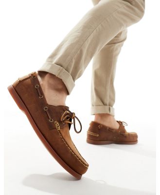 Polo Ralph Lauren Merton boat shoes in brown