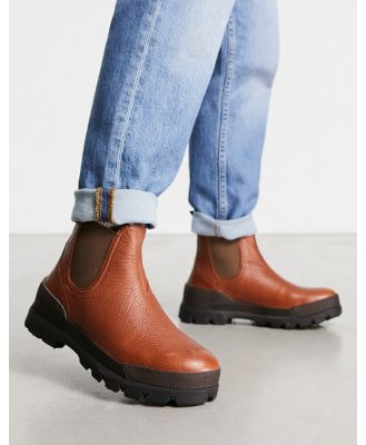Polo Ralph Lauren Oslo chunky chelsea boots in brown