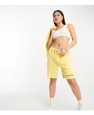Polo Ralph Lauren x ASOS exclusive collab terry towelling shorts in yellow with logo