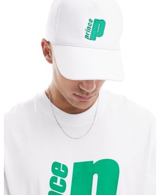 Prince logo front cap in white