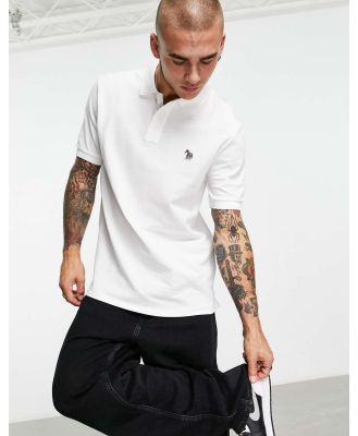 PS Paul Smith regular fit logo short sleeve polo in white