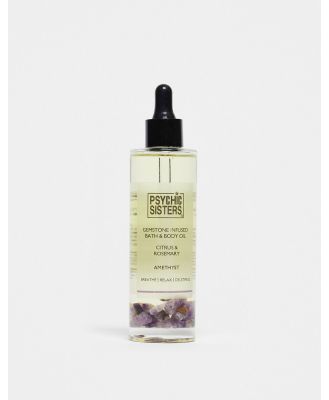 Psychic Sisters x ASOS Exclusive Amethyst Bath and Body Oil 100ml-No colour