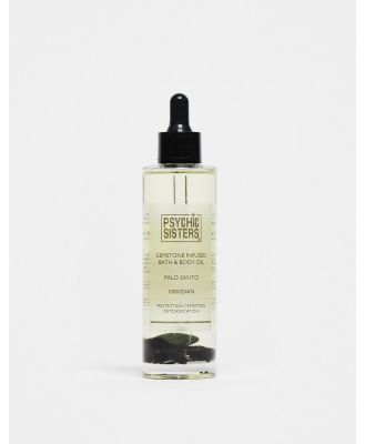 Psychic Sisters x ASOS Exclusive Black Obsidian Bath and Body Oil 100ml-No colour