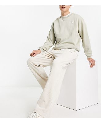 Puma classics cord pants in oatmeal - exclusive to ASOS-Neutral